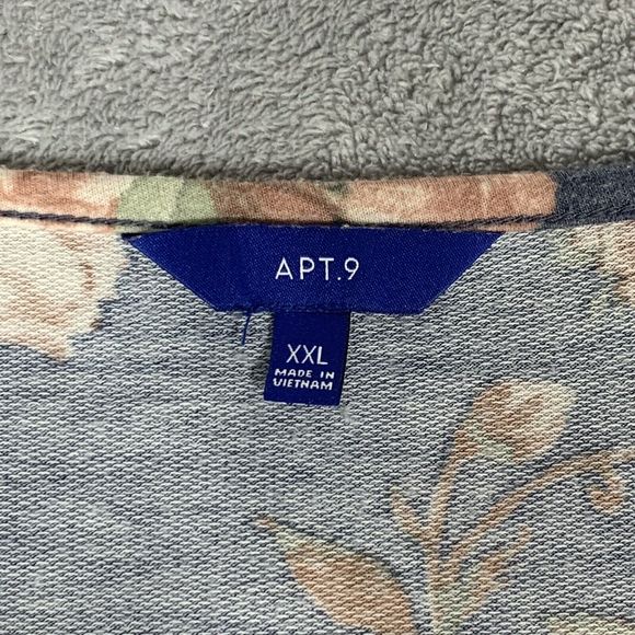 Apt. 9 Floral Victorian Pattern Sway Blouse Plus Size XXL Women’s - Picture 6 of 12